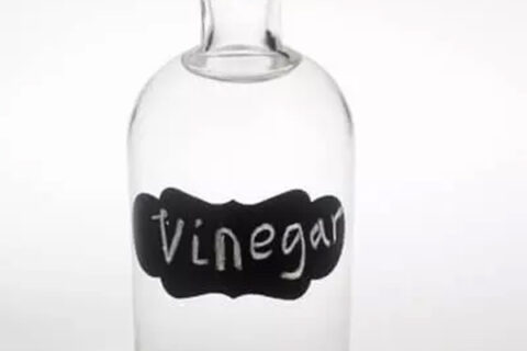 bottle of vinegar