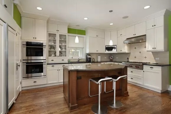 The Modern Kitchen cabinet by rock solid at Durango, CO.