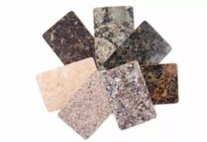 The natural blocks of granite