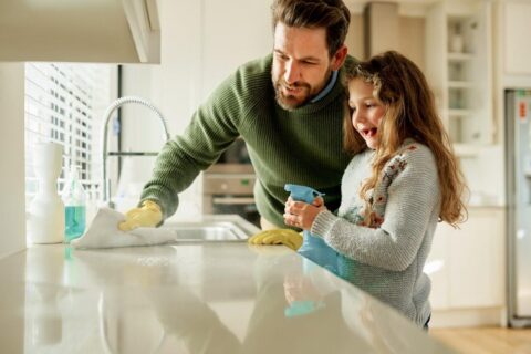 How to Clean and Disinfect Kitchen Countertops
